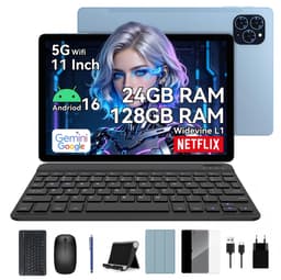 TABWEE T90 Tablet - 8000mAh - 11 inch - 24GB RAM - 128GB ROM - Widevine L1 - Blauw — thumbnail 1