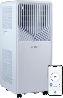Evolar Mobiele Smart Airco - 14000 BTU - Koelen & Verwarmen - WiFi - App & Afstandsbediening - Airconditioner - met Afvoerslang - Slaapkamer, Woonkamer, Kantoor - EVO-014CHW — thumbnail 1