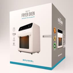 Luchtfriteuse Oven - Airfryer XXL - Gezond Koken - 12 Programma's Digitaal - 12 Liter - Wit — thumbnail 4