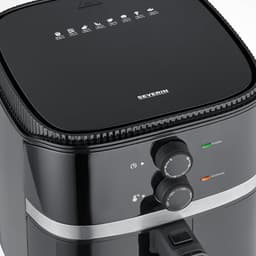 Hete Lucht Frituur - Airfryer Oven - Gezond Koken - Snelle Bereiding - 5 Liter - Zwart Zilver — thumbnail 5