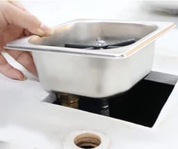 Glazenspoeler - Kopjesreiniger - Efficiënt Glazen Wassen - Automatisch Reinigingsproces - 17.6 cm Lengte - Roestvrij staal — thumbnail 4