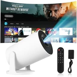 Mini Beamer 4K – Draagbare Projector Android 11, WiFi 6 & Bluetooth 5.4 – 180° Draaibaar, 1080P Full HD — thumbnail 1