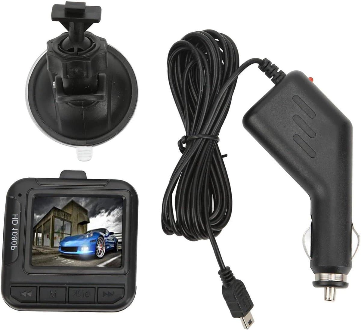 Dashcam - Autorecorder Rijdende Recorder - Verkeersveiligheid Vastleggen - 16 Inch Kleurenscherm - 1080P HD - Zwart — afbeelding 1