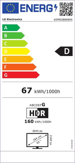 LG RGB Mini-led 65" MRGB86 (2026) — thumbnail 2