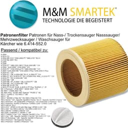 Stofzuiger filters - Wasbare filter - Schoonmaken - Herbruikbaar - 3 stuks - Wit — thumbnail 3