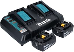 Makita DLM 466 PT2 accu-grasmaaier 36 V (2x 18 V) 46 cm borstelloos + 2x accu 5,0 Ah + oplader — thumbnail 4