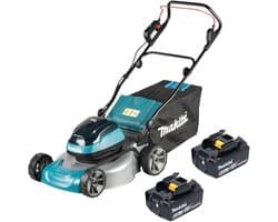 Makita DLM 466 G2 accugrasmaaier 36 V (2x 18 V) 46 cm borstelloos + 2x accu 6,0 Ah – zonder oplader