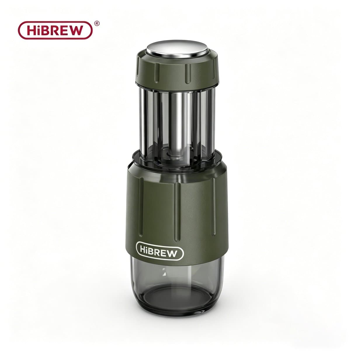 Draagbare Elektrische Espressomachine2-in-1 –Mini Reis Espressomachine - Mini Koffiemachine – Voor Camping, Auto & Reizen – Afmeting 205,0 cm – Gewicht 440,0 g – Kleur Groen — afbeelding 1