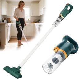 Draadloze Stofzuiger - 8500 Pa Zuigkracht - Steelstofzuiger - 75 W - 1500 Mah Lithiumbatterij - 700 ML Stofreservoir - Draadloze Handstofzuiger voor Thuisgebruik - Groen — thumbnail 1