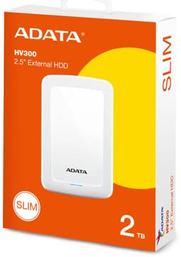 ADATA HV300 Externe Harde Schijf 2TB - Wit — thumbnail 5
