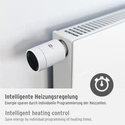 Slimme Radiatorthermostaat Set - Verwarmingsthermostaat App Bediening - Energie Besparen - Inclusief Zigbee Gateway - 5-30°C Instelbaar - Wit — thumbnail 3