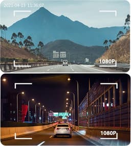 Dashcam Auto DVR - Autocamera Video Recorder - Veilig Rijden - 2 Kanaals Wifi - 1080P HD - Zwart — thumbnail 5