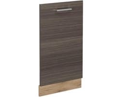 Vaatwasserpaneel 45 cm Donkergrijs - Frontpaneel voor Inbouwvaatwasser
