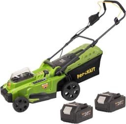 Procraft PLM20bb accu grasmaaier 40 V ( 2x 20 V ) 370 mm borstelloos + 2x accu 4,0 Ah - zonder oplader — thumbnail 1