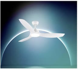 Philips Fixed Blade Ventilator met LED lamp - Diameter: 132cm - 2650 Lumen - Instelbaar wit licht van 3000K tot 6500K - Dimbaar tot 5% - Inclusief afstandsbediening - Wit — thumbnail 5