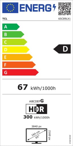 TCL SQD Mini-led 65" C89L (2026) — thumbnail 2