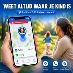 Kinder Smartwatch met GPS & Telefoonfunctie – Veiligheidshorloge voor Kinderen met Camera, SOS-Knop & Locatietracking – Ouderlijk Toezicht – Roze/Oranje — thumbnail 5