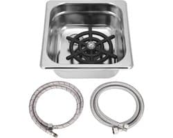 Automatische Bekerwasser - Glazen Spoelmachine - Bar en Keuken - Duurzaam Roestvrij Staal - Onderbouw Model - Zilver