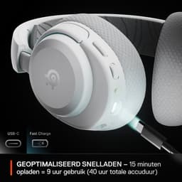 SteelSeries Arctis Nova 3 PC Draadloze Gaming Headset Wit — thumbnail 2