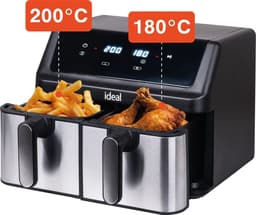 Ideal IK1500 Serie - Heteluchtfriteuse - 9L - Dubbele Korf - 2000W — thumbnail 4