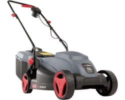 Elektrische Grasmaaier - Tuinmachine Gazonmaaier - Gazon Onderhouden - Met Grasopvangsysteem - 320 mm Snijbreedte - Grijs