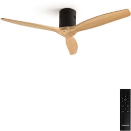 CREATE - Plafondventilator 40W silent 100% hout - S - Geen licht - Afstandsbediening - WIND CALM NATURAL WOOD — thumbnail 1