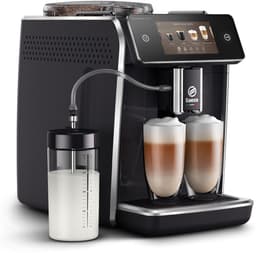 Saeco GranAroma Deluxe SM6680/00 - Zwart - Espressomachine - 18 Dranken met melksysteem - Groot scherm - Slim & verbonden - Volautomatisch - Koffiemachine met bonen + AquaClean filter — thumbnail 2
