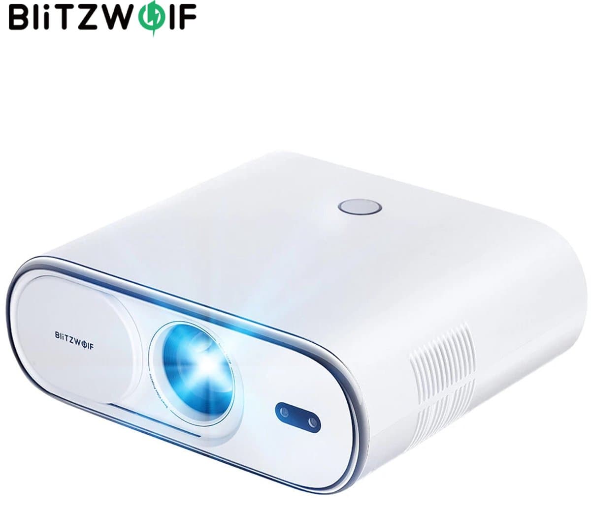 BlitzWolf BW-V5 Air Smart Beamer – Projector met Netflix & Google TV, 480 ANSI lumen, HDR10+, Automatische Keystone-correctie, tot 180 inch beeld, Home Cinema Beamer, EU-stekker — afbeelding 1