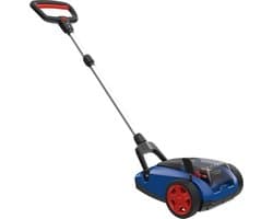 Güde Accu-grasmaaier ERM 18-201-30 (18 V, borstelloze serie, 21 cm maaibreedte, 3-voudig centrum, maaihoogteverstelling: 25-48 mm, bwgl. greepholm, incl. 2 Ah accu en 1h snellader)