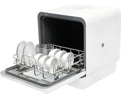 Mini Vaatwasser - Compacte Afwasser - Hygiënisch Schoon - Geïntegreerde watertank - 4-6 personen - Wit