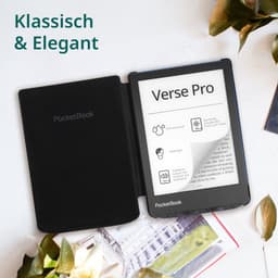 PocketBook Verse Pro e-reader Azure – 6 inch – 16 GB – waterdicht + Zwart Hoesje – voordeelbundel — thumbnail 4