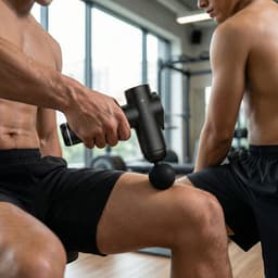 Axerotec Massage Gun - Massage apparaat - Massage-Gun - Massage Gun Professioneel - Massage Gun Pro - Massage Pistool - Massage Apparaat voor rug en nek - Massage Apparaat Schouder - Massage apparaat benen - 6 Massagekoppen - Hardcase - 6 snelheden — thumbnail 4