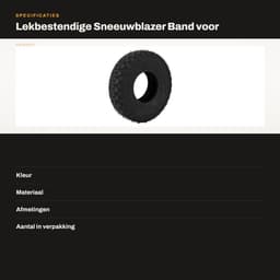 Dailygoods- Sneeuwblazer Band Lekbestendig - 14x4.00-6 Band — thumbnail 3