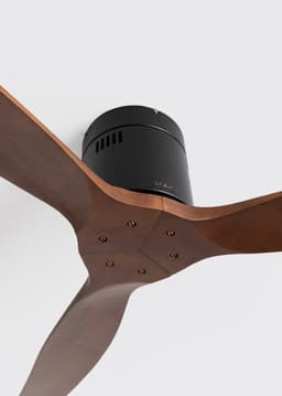 CREATE - Plafondventilator silent 100% hout 40W (Ø112cm) - Geen licht - Afstandsbediening - 6 snelheden - Programmeerbaar - WIND CALM NATURAL WOOD — thumbnail 3