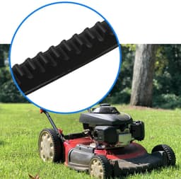 Dailygoods- Grasmaaier V-riem 48175 - Tanden - Rubber - 700x13x9.5mm - Duurzaam - Betrouwbare krachtoverbrenging — thumbnail 1