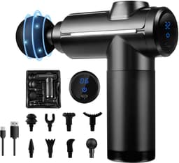 carmdering - Spiermassagepistool - Percussie Massageapparaat - Draadloze Massager - 32 Snelheidsniveaus - LCD Touchscreen - Duurzame Kunststof - Ergonomisch Design - Snelle Spierherstel - 1 Stuk — thumbnail 1