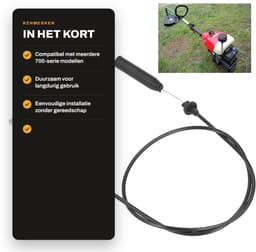 Dailygoods- Grasmaaier Bowdenkabelvervanging - Duurzaam - Eenvoudige Installatie - Compatibel met 746-04173D/E - Betrouwbare keuze - Verbeterde prestaties - Maaiersnoer — thumbnail 2