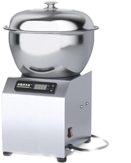 Spiraal Deegmachine - Deegmenger - Brood Pizza Bereiden - Dubbele Rotatie Kneden - 8 kg Capaciteit - Zilver — thumbnail 1