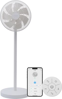 Evolar Smart Ventilator Staand - 36W - Incl. Accu - Statiefventilator - Ambient Light - WiFi - App & Afstandsbediening - EVO-SF36WW — thumbnail 1