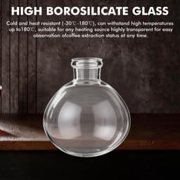 Dailygoods- Koffiezetapparaat vacuüm - Hittebestendig Glas - 5 Kopjes - 600 ml - Roestvrij Staal - Inclusief Filterpatroon - Vacuümkoffiemaker — thumbnail 3