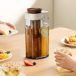 Cold Brew Maker, Een Liter IJsthee Kan Koffie Brouwer, Stevige Pot Met Deksel En Handvat Voor Verschillende Drankjes - 1 L — thumbnail 4