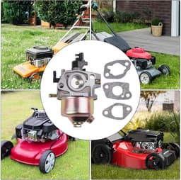 Carburateur Grasmaaier - Motoronderdeel - Motoronderhoud - Precieze Montage - 170cc - Zilverkleurig — thumbnail 3
