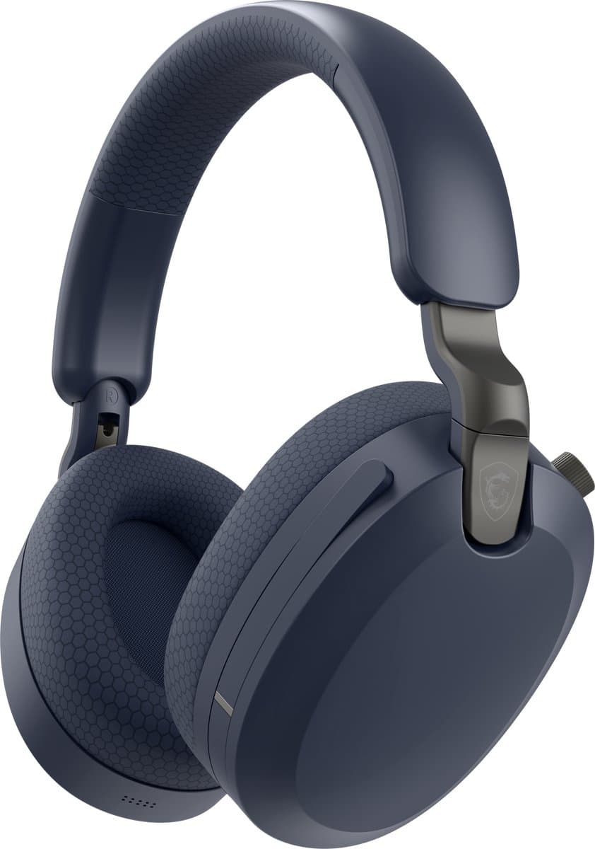 MSI MAESTRO 500 Wireless Gaming Headset – Active Noise Cancelling – 90+ uur batterij – Bluetooth 5.4 & 2.4GHz – Zwart — afbeelding 1
