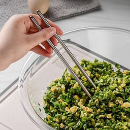 Kneedkom Deeg - Mengkom Ingrediënten - Bakken en Mengen - Transparant Grote Capaciteit - Grote Maat - Transparant — thumbnail 5