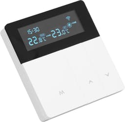 Slimme Thermostaat - Programmeerbare Regelaar - Comfort Thuis - Intelligent LCD Display - AC 90V-240V - Wit — thumbnail 5