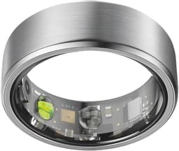 NOLATR Plus, Slimme Ring met Stappenteller, Activiteitstracker & Hartslagmeter – Zonder Abonnement & Nederlandse App – Zilver – Maat 11 — thumbnail 1