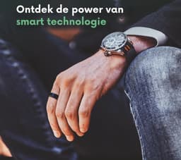 NOLATR Slimme Ring met Stappenteller, Activiteitstracker & Hartslagmeter – Zonder Abonnement & Nederlandse App – Rose Goud – Maat 11 — thumbnail 4