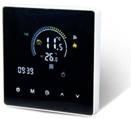 Slimme Thermostaat - Digitale Verwarming - Comfortabel Klimaat - Intelligent LCD-display - 12 cm - Zwart — thumbnail 5
