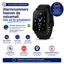 WatchSafer Active - GPS Horloge Senior - Smartwatch voor Ouderen - Persoonlijke alarmen - alarm horloge ouderen - GPS Horloge Alzheimer - Valdetectie — thumbnail 4