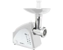 Keuken Chopper - Keukenmachine Hakker - Snel Ingrediënten Hakken - Krachtige 2200 Watt - 23 x 42.5 cm - Wit Grijs